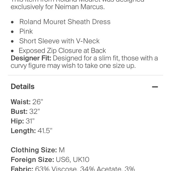 Pristine ROLAND MOURET shift sheath dress markle! - Picture 11 of 13
